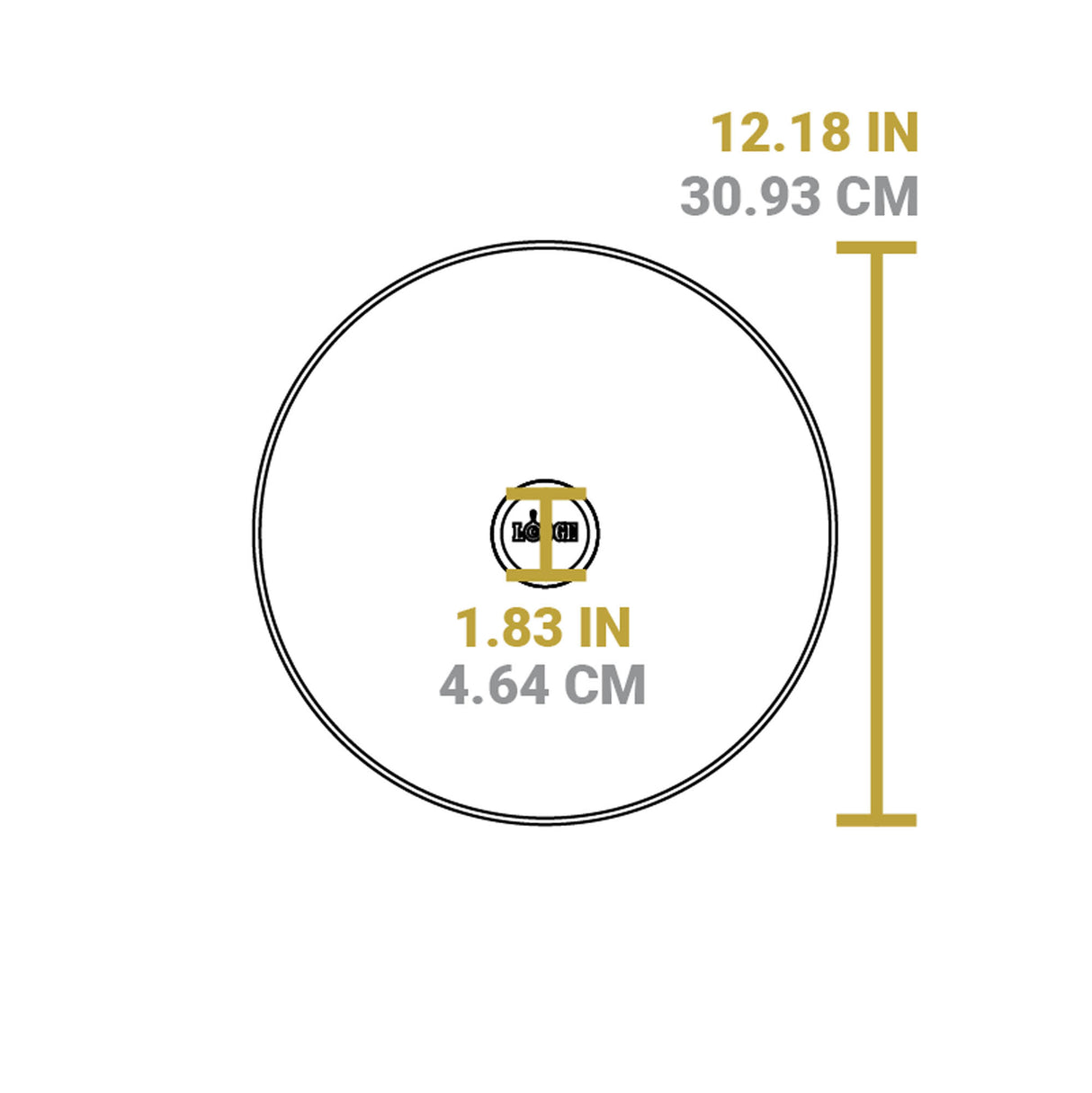 LODGE | Deckel, schwarz