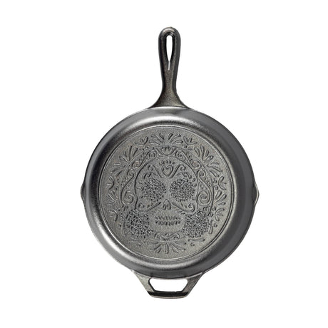 Lodge Classic cast iron skillet in black, showing a smooth cooking surface and sturdy handle for versatile kitchen use.