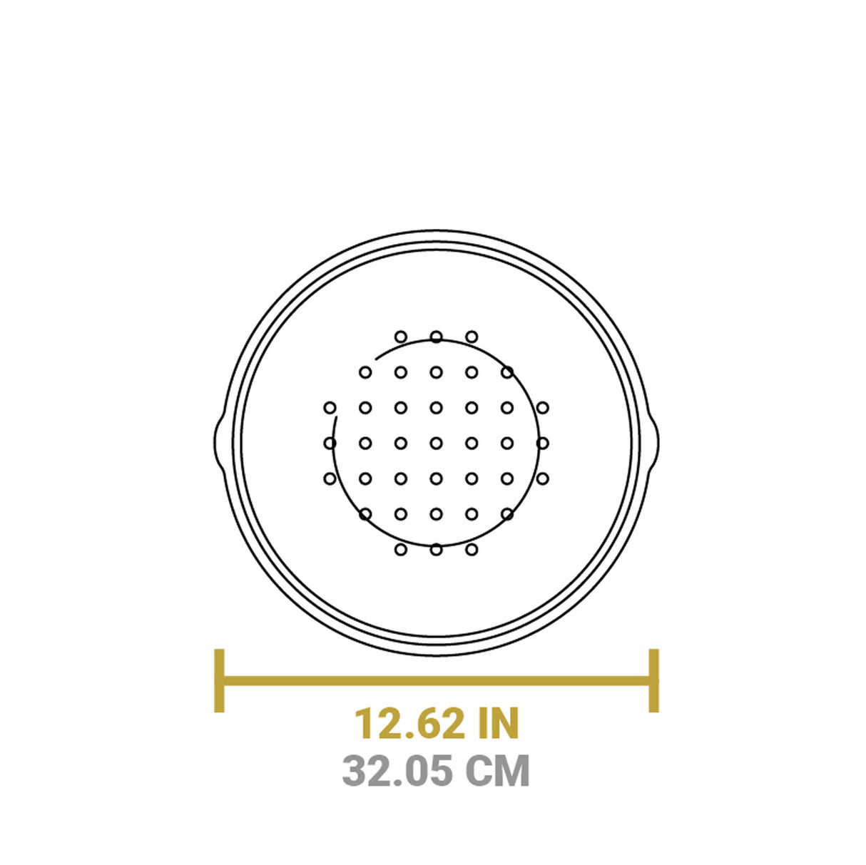 LODGE | Deckel, Classic, schwarz