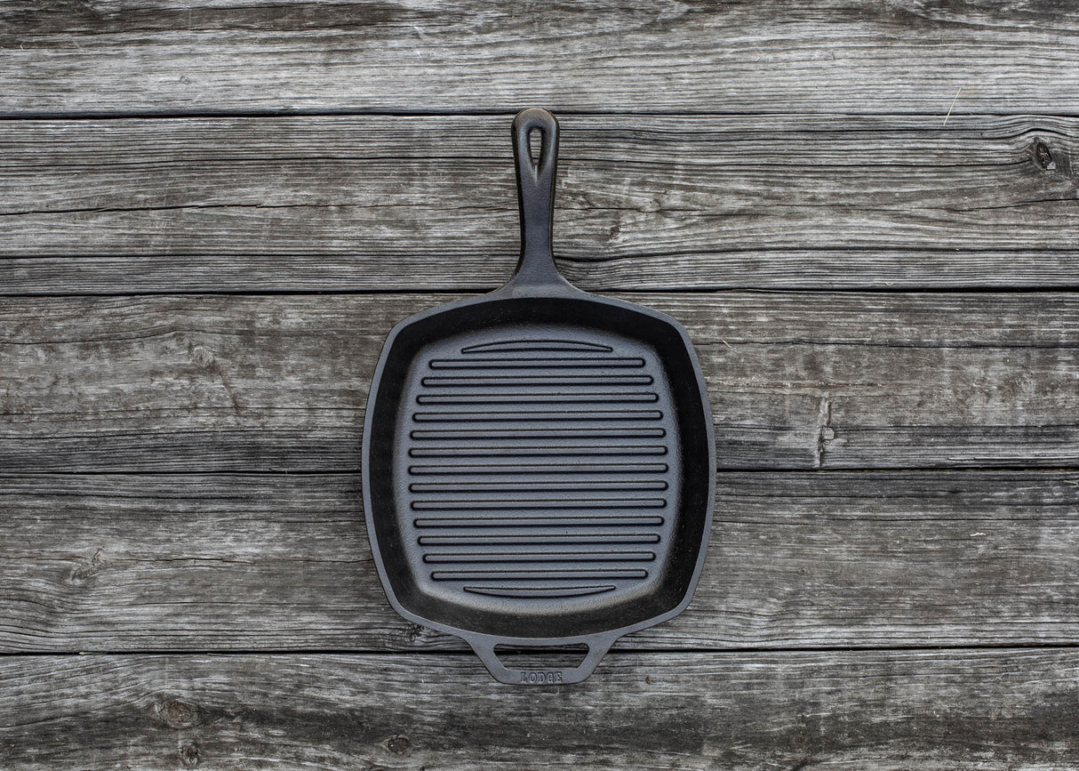 LODGE | Grillpfanne, quadr., CLASSIC, schwarz, Ø 26