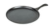 Lodge Classic black flat grill pan with a 26.7 cm diameter, suitable for grilling and searing foods.
