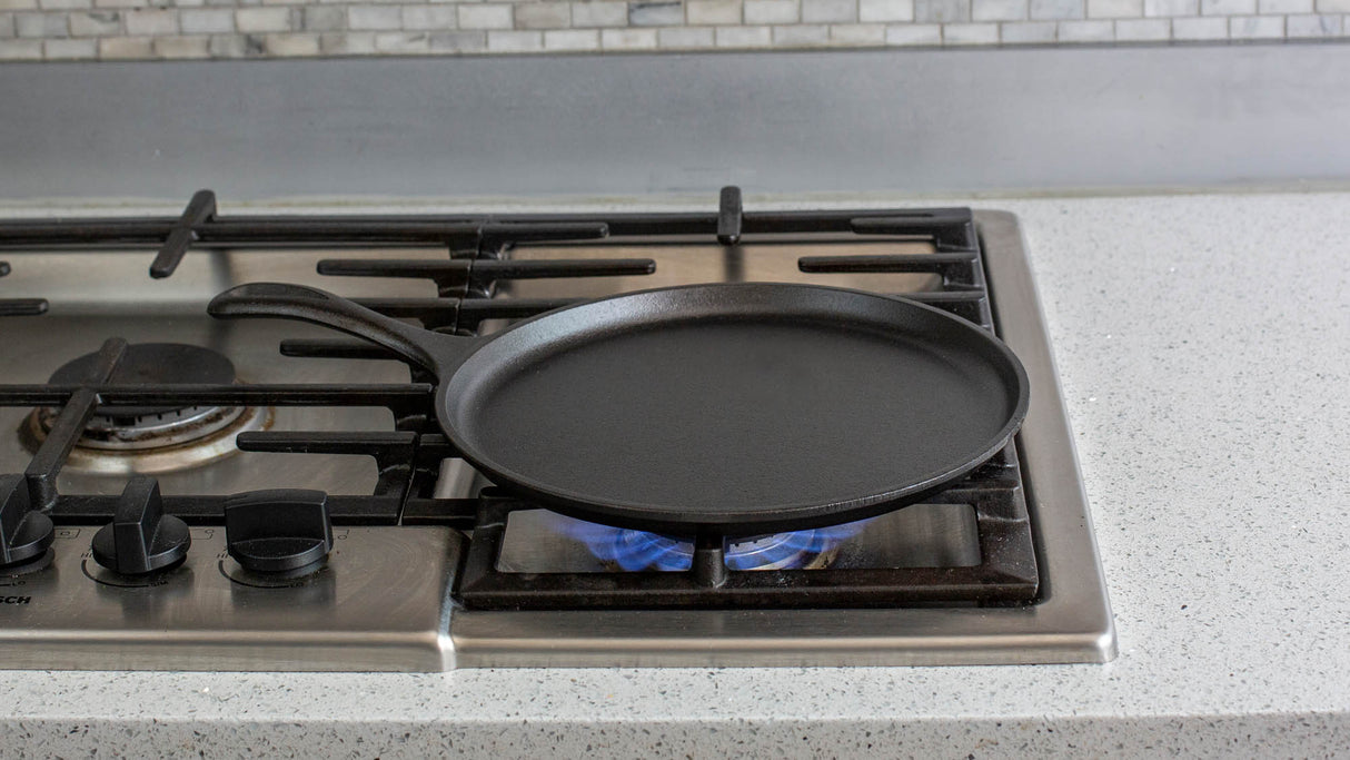 LODGE | Grillpfanne, flach, CLASSIC, schwarz, Ø 26,