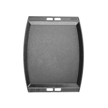 Lodge Classic black grill plate, 30.5 cm, with ridged surface for grilling meats and vegetables, made of durable cast iron.