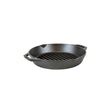 Lodge Classic black double-handle grill pan with 30.5 cm diameter, suitable for outdoor and indoor grilling.