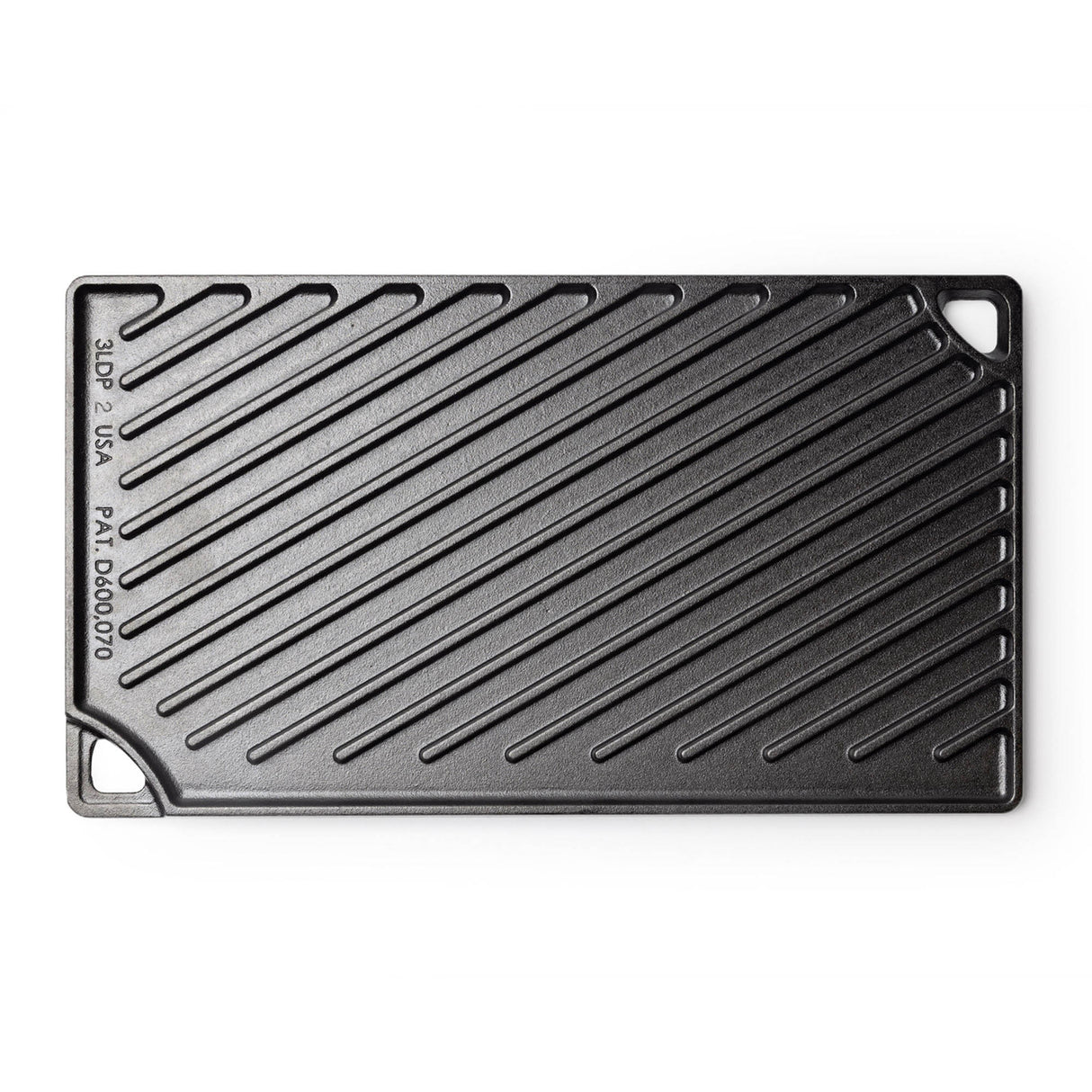 LODGE | Grillplatte, 2-seitig, CLASSIC, schwarz, 42