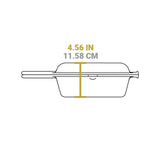LODGE | Gusseiserner Kombi-Kochtopf, rund, CLASSIC,