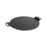 Lodge classic black pizza baking pan, 31.8 cm, made of durable material, suitable for baking homemade pizzas.