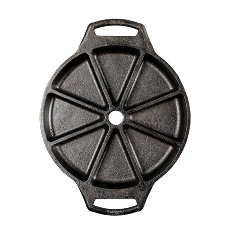 Set of eight black Lodge classic baking pans, including various sizes, made of durable metal for versatile baking.