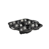 LODGE | Kuchenform, Classic, schwarz, 6 Totenköpfe