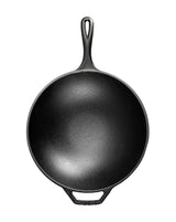 LODGE | Gusseiserner Wok, CHEF, schwarz, 32 cm