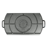 LODGE | Gusseiserne Grillplatte, BLACK LOCK, schwar