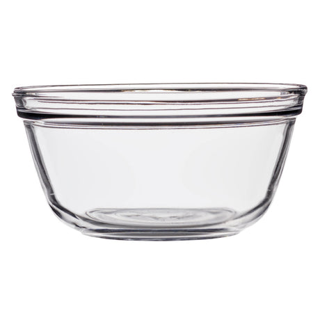Anchor Hocking mixing bowl, durable glass Rührschüssel with a wide rim for easy pouring and mixing.