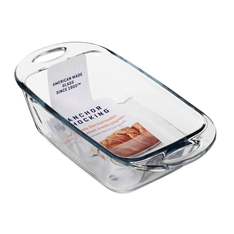 Anchor Hocking Heritage HLL baking dish, rectangular glass Auflaufform with clear, durable glass construction and classic design.