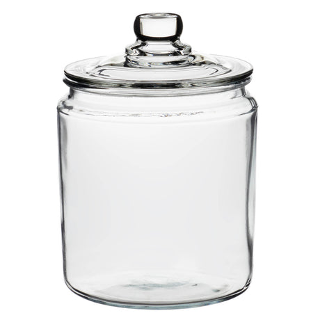Vorratsglas von ANCHOR HOCKING, Heritage Hill Design, transparent mit Deckel, ideal zur Aufbewahrung von Lebensmitteln