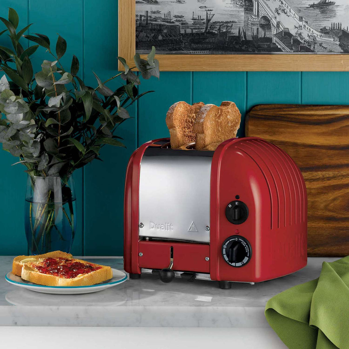 Toaster NEWGEN, Classic, 2-Schlitz, rot