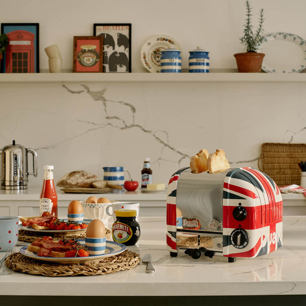 Toaster NEWGEN, Classic, 2-Schlitz, union Jack