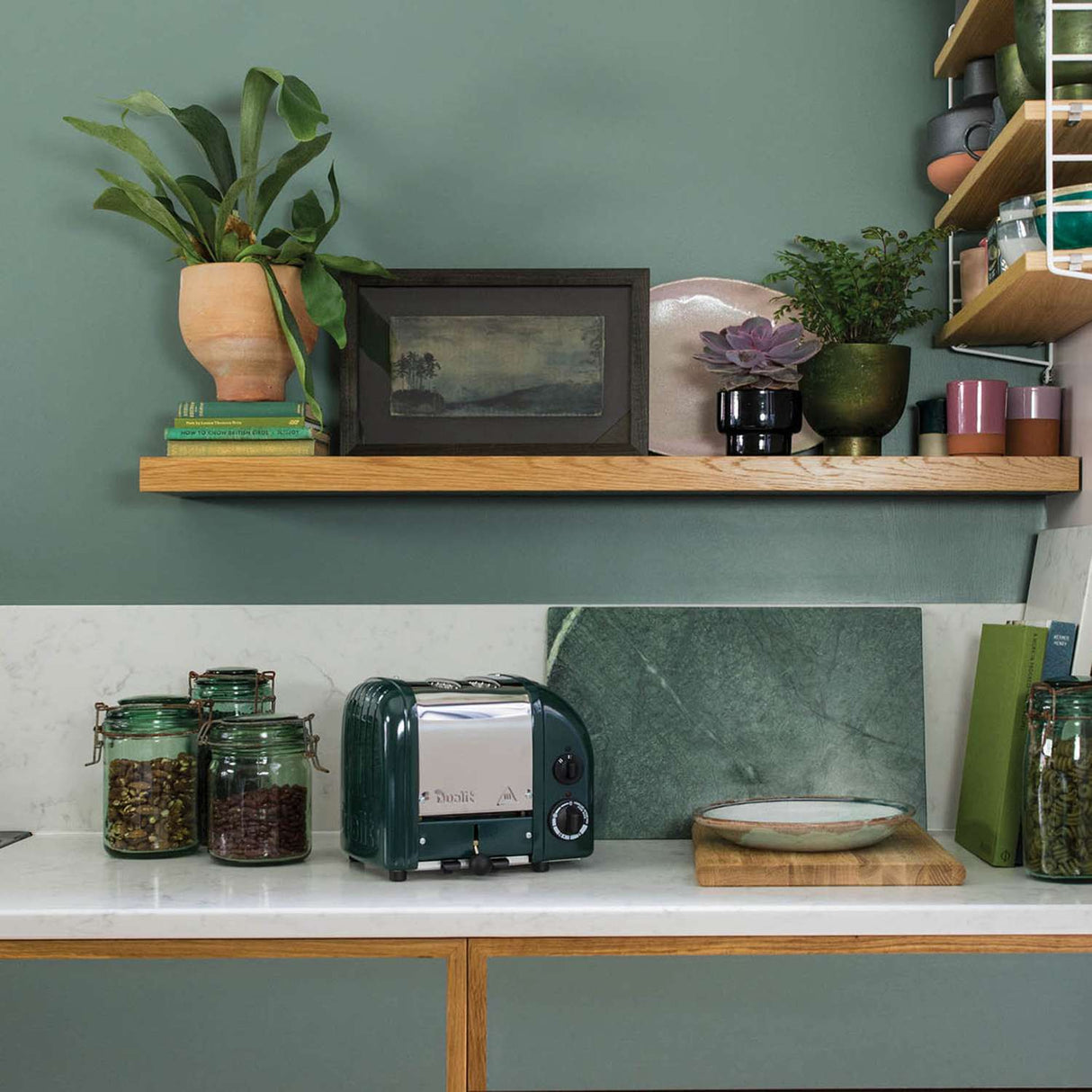 Toaster NEWGEN, Classic, 2-Schlitz, grün