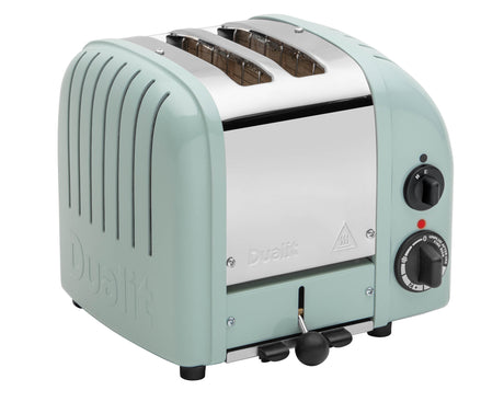 DUALIT Toaster NEWGEN mit Eukalyptus-Design, 2 Scheiben, modernes Küchengerät mit Edelstahlfinish und Bedienelementen