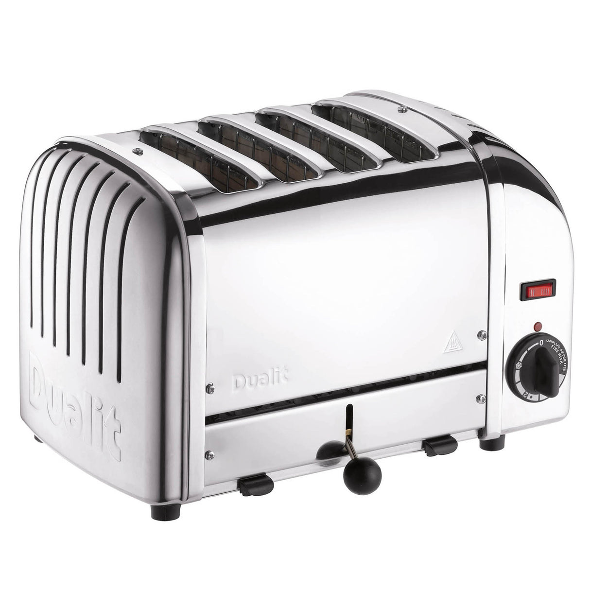 Toaster, VARIO, 4-Schlitz, poliert