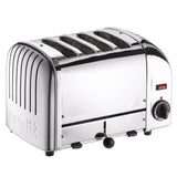 Toaster, VARIO, 4-Schlitz, poliert