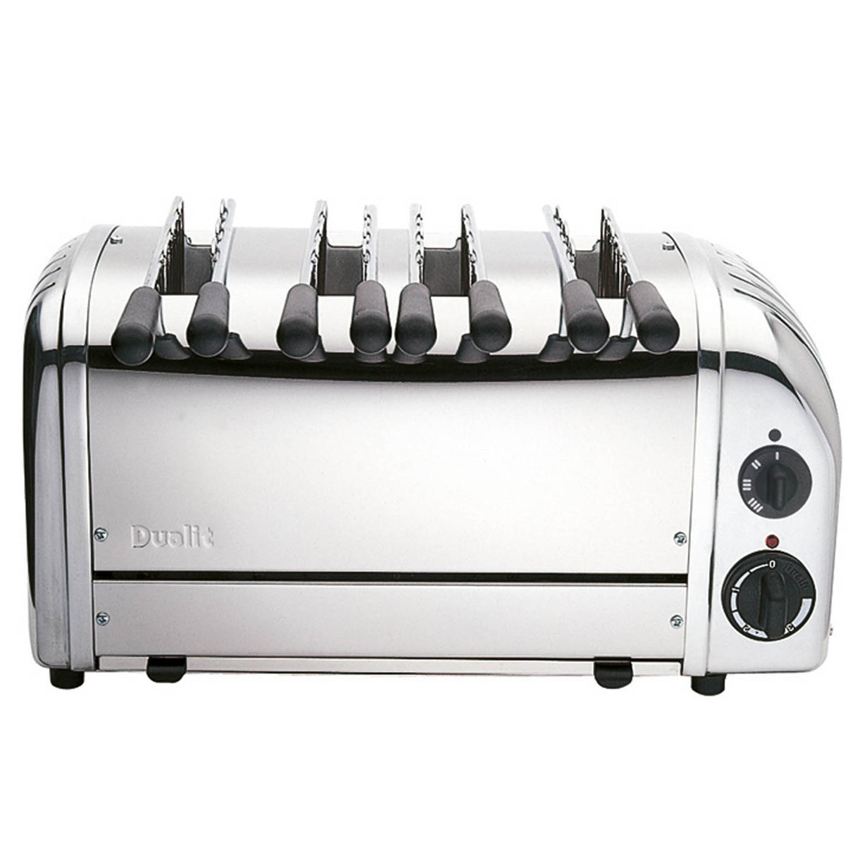 Toaster, Classic, 6-Schlitz-poliert, inkl. Sandwichzangen