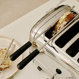 Toaster, Classic, 6-Schlitz-poliert, inkl. Sandwichzangen