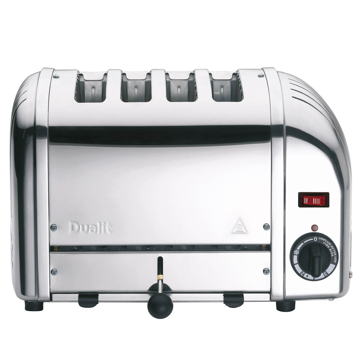 Toaster, Classic, 4-Schlitz, poliert