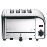 Toaster, Classic, 4-Schlitz, poliert