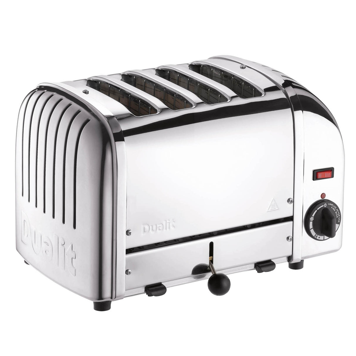 Toaster, Classic, 4-Schlitz, poliert
