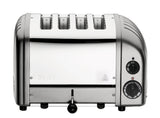 Toaster NEWGEN, Classic, 4-Schlitz, silber
