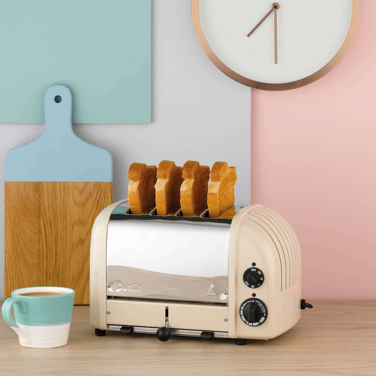 Toaster NEWGEN, Classic, 4-Schlitz, cremeweiß