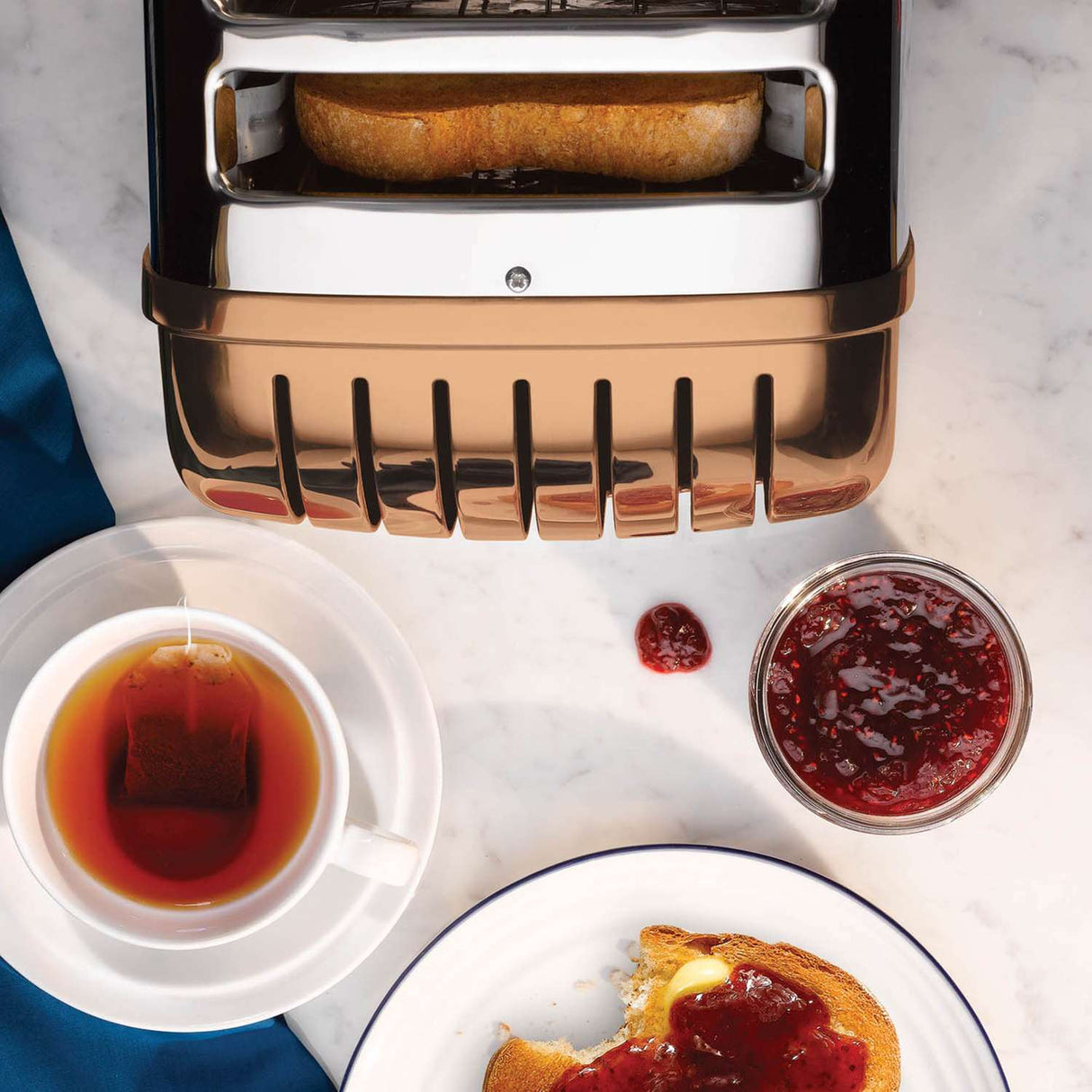 Toaster NEWGEN, Classic, 4-Schlitz, kupfer