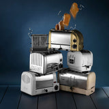 Toaster NEWGEN, Classic, 4-Schlitz, messing