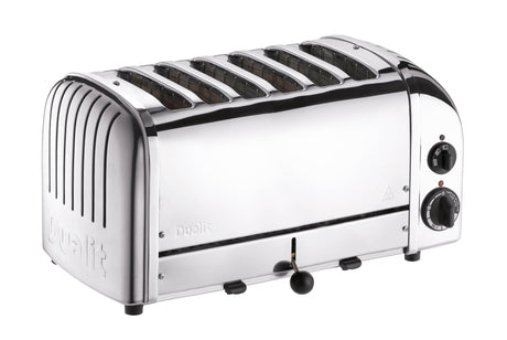 Toaster 2+1 Combi, Classic, 6-Schlitz, poliert
