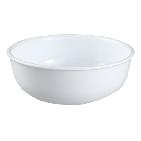 Corelle Winter Frost white dinnerware set with plates and bowls, durable ceramic dishware for everyday use.
