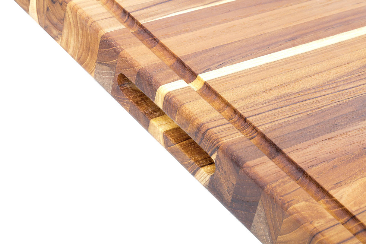 Teakholz-Schneidebrett TRADITIONAL, rechteckig