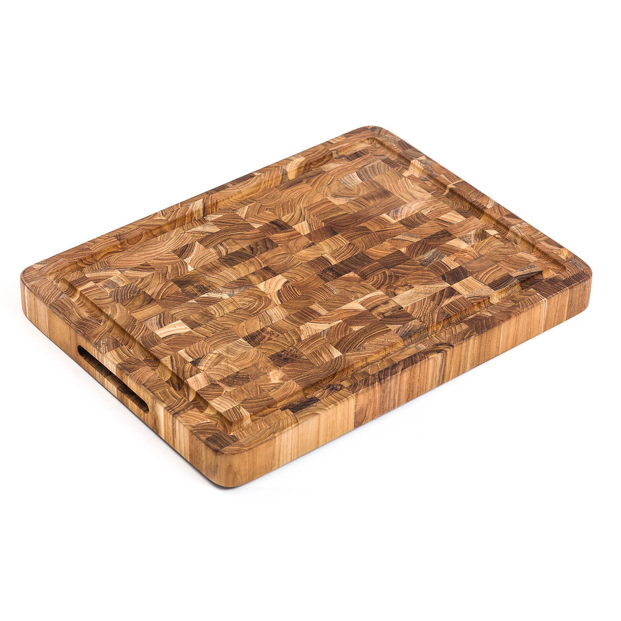 Schneid-/ Hackblock aus Teakholz, BUTCHERBLOCK