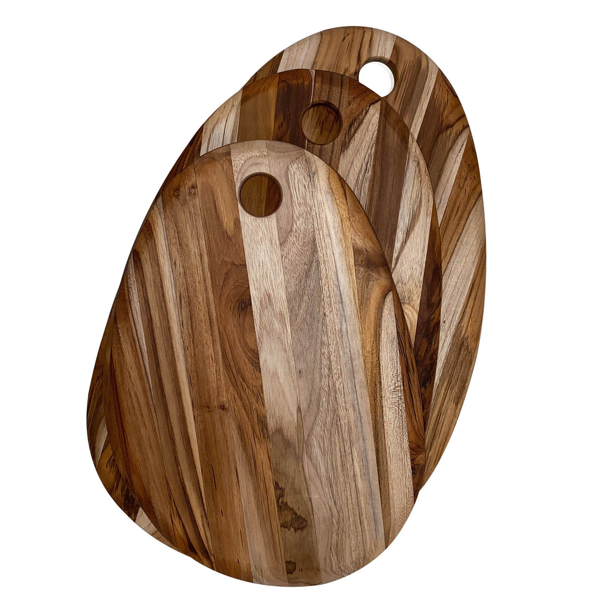 Teakholz-Schneidbrett, ELEGANT, oval