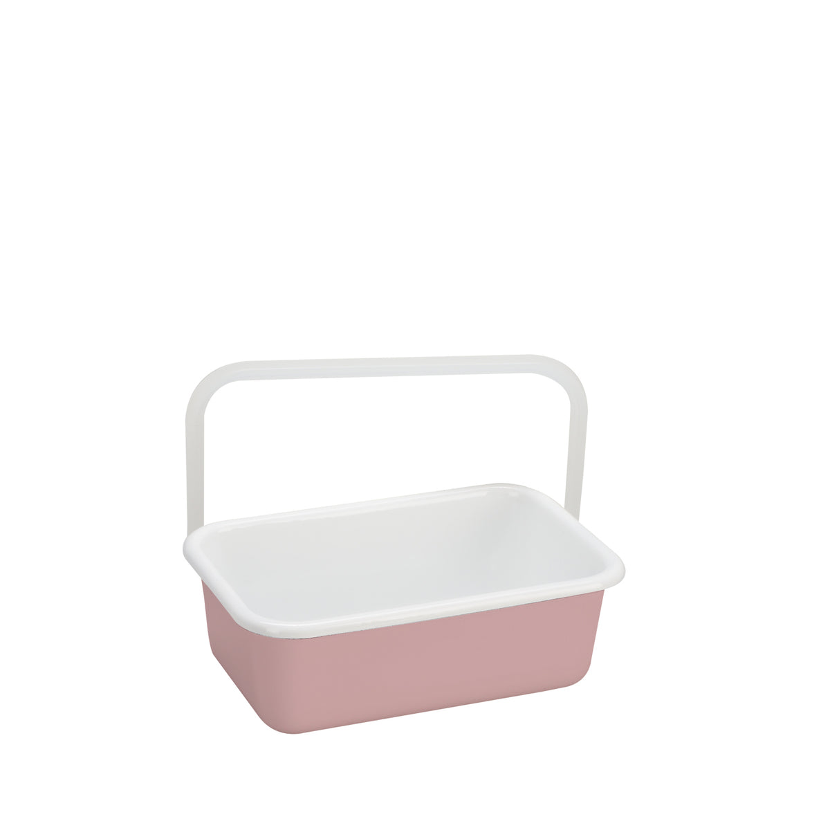 Pink enamelled bowl from HONEYWARE COLOR LINE, 420 ML Emailledosen with a smooth, glossy finish and vibrant color.