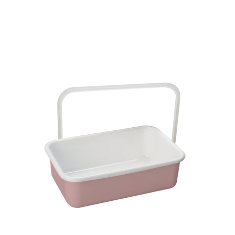 HONEYWARE Color Line emailledosen in rosa, 740 ml, with a smooth, glossy finish and rounded shape for versatile use.