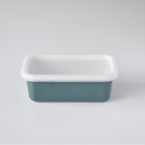 HONEYWARE Color Line emailledosen in smaragd green, 420 ML, with vibrant glazed ceramic surface and rounded shape.