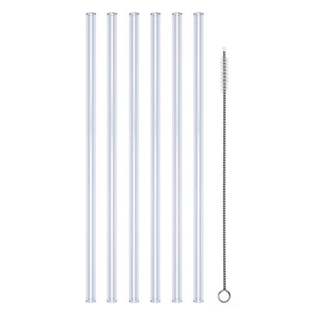 Trinkhalm aus Glas, 7-tlg.
