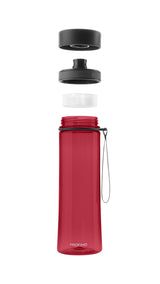 Infuze, Trinkflasche mit Siebeinsatz, Rot, 600 ml