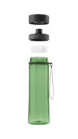 Infuze, Trinkflasche mit Siebeinsatz, Grün, 600 ml