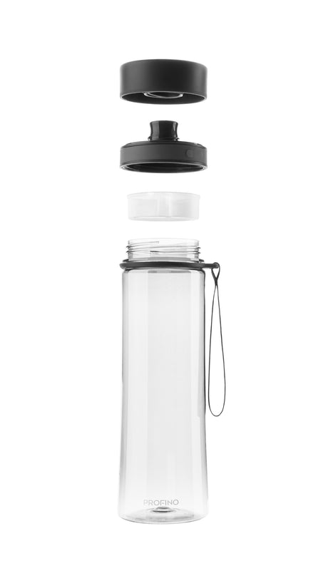 Infuze, Trinkflasche mit Siebeinsatz, Transparent, 600 ml
