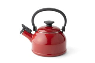 Pfeifender Wasserkessel aus Emaille, 1,6 Liter, Cotton