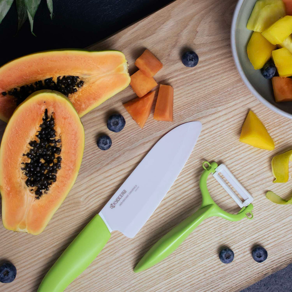 GREEN GEN Keramikmesser, grün