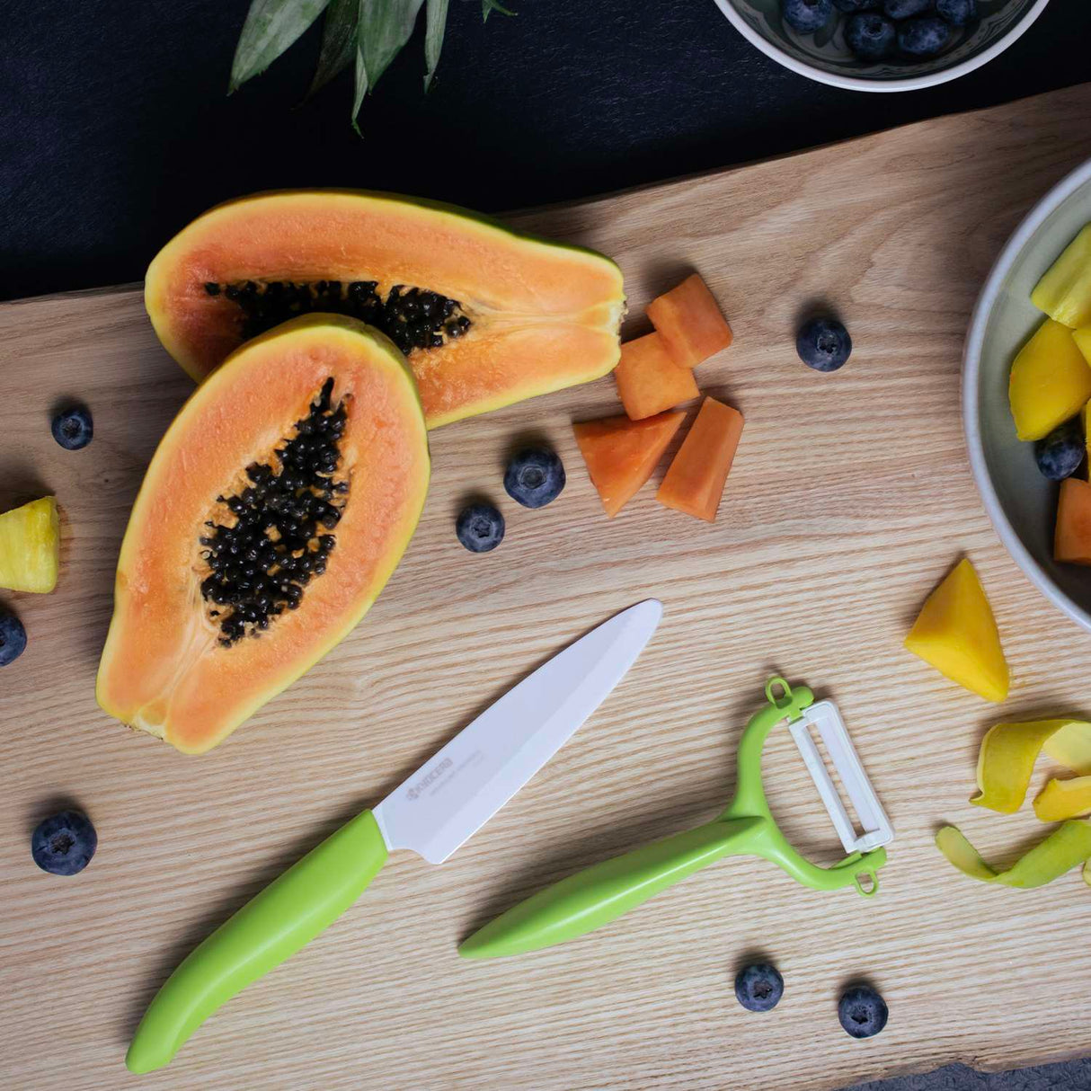 GREEN GEN Keramikmesser, grün