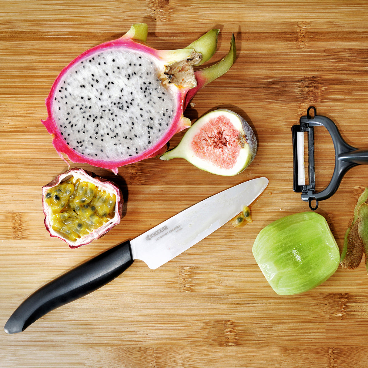 Keramikmesser-Set GEN, Starter: Gemüsemesser mit Schäler