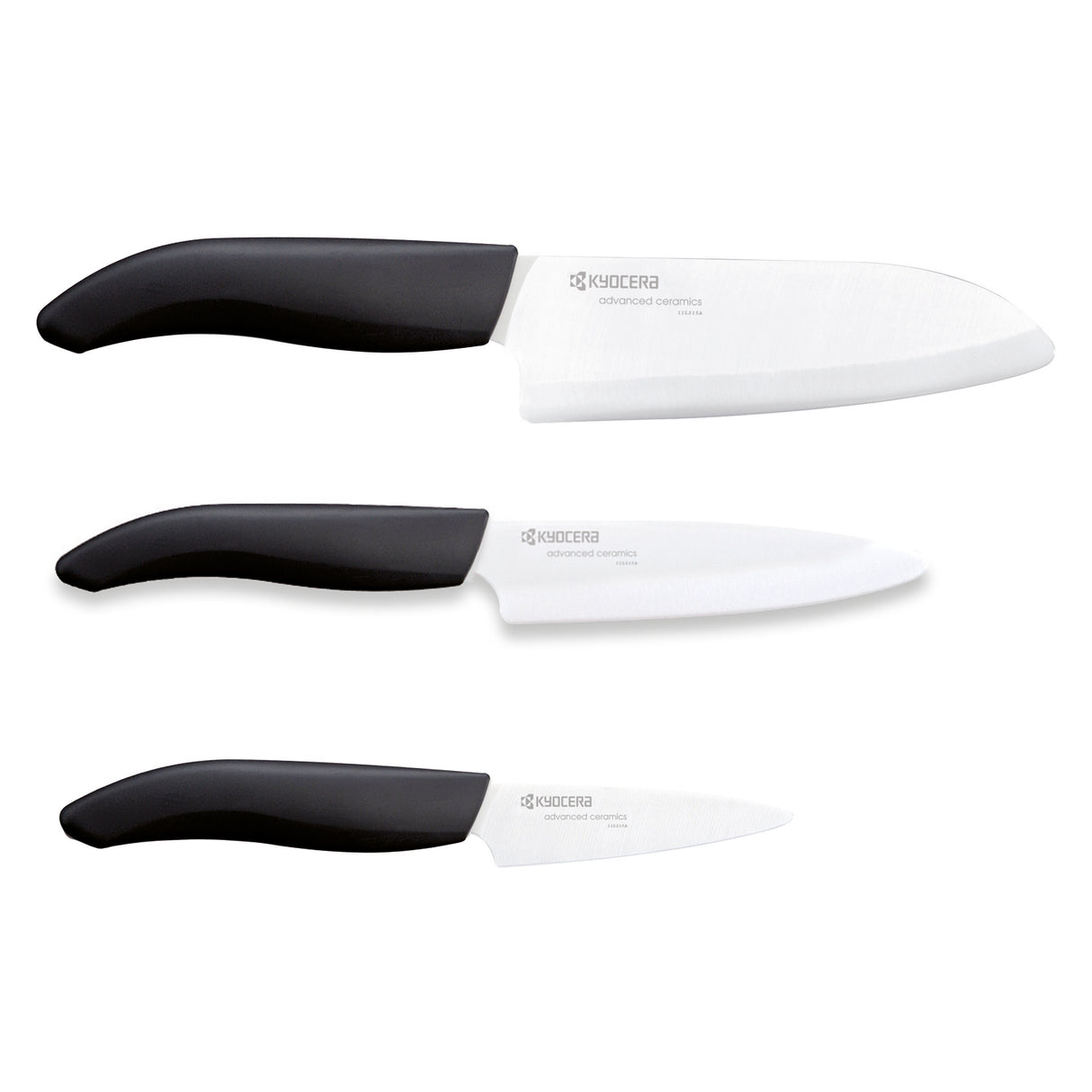 Gen 3er Messer-Set (Klingenlänge: 7,5 cm, 11 cm, 14 cm)